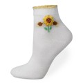 Skarpetki bawełniane dziecięce żółty słonecznik.jpg