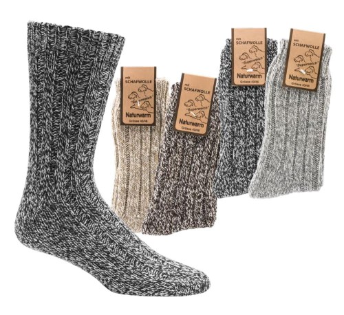 Przejdź do produktu Skarpetki Wełniane SOCKS 4 FUN Bardzo Ciepłe