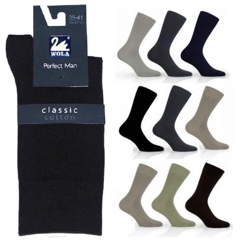 Przejdź do produktu Skarpetki Wola Perfect Man cotton clasic