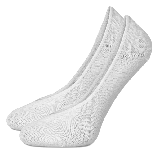 Stopki męskie bawełniane bezszwowe białe.png