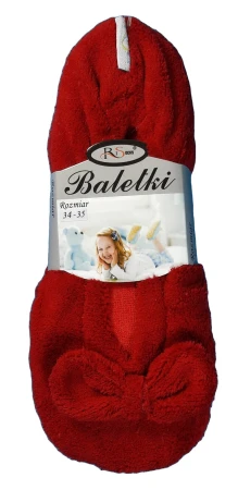 Baletki dziecięce z kokardką czerwone.jpg