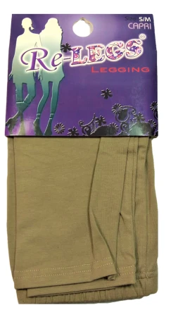 Leginsy Capri damskie Bawełniane Beżowe.png