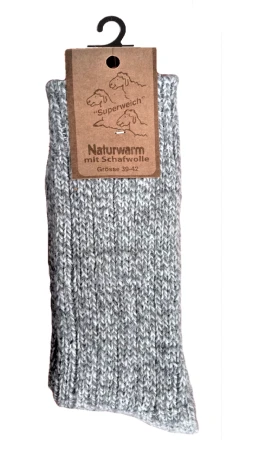 Skarpetki SOCKS 4 FUN Bardzo Ciepłe popiel