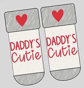 Skarpetki niemowlęce Daddy's cutie