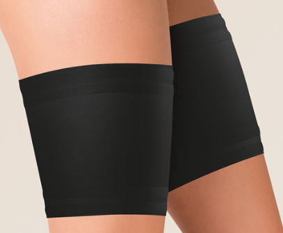 Opaska na uda przeciw otarciom Thigh Band Satin Nero