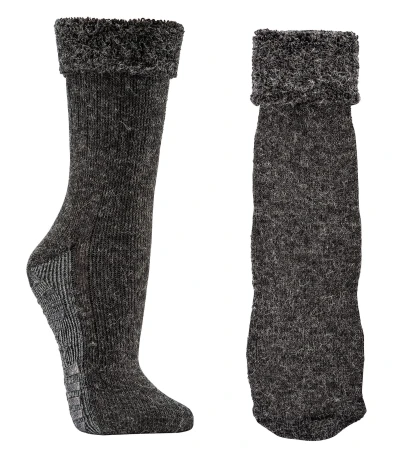 Skarpetki Wełniane SOCKS 4 Alpaka z ABS-em czarne