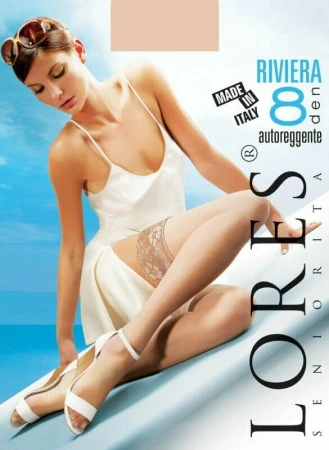 Cienkie pończochy Lores Riviera 8 den