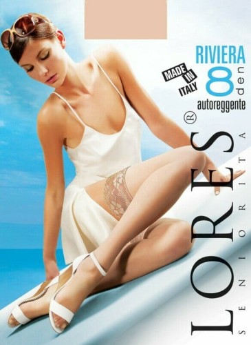 Przejdź do produktu Cienkie pończochy Lores Riviera 8 den