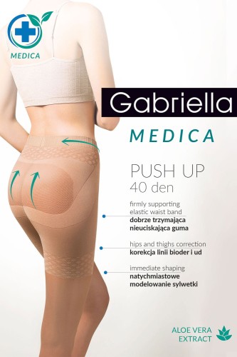 Przejdź do produktu Rajstopy Gabriella Medica Push Up 40 den