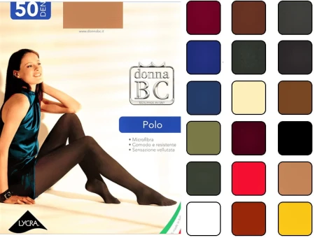Rajstopy Polo 50 den lycra donna BC