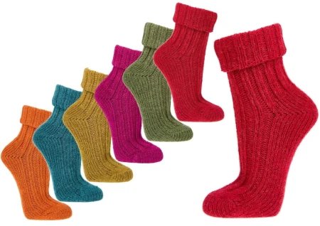 Skarpetki ALPAKA SOCKS 4 FUN Wywijane Kolorowe