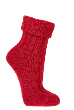 Skarpetki ALPAKA SOCKS 4 FUN Wywijane Kolorowe Czerwone