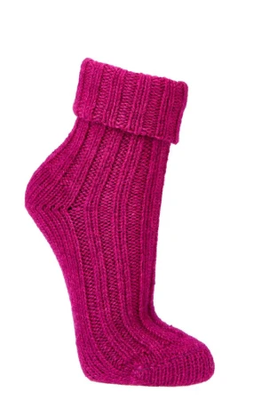 Skarpetki ALPAKA SOCKS 4 FUN Wywijane Kolorowe Różowy
