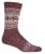 Skarpetki ALPAKA SOCKS 4 FUN w Norweskie Wzory Bordowe