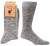 Skarpetki ALPAKA SOCKS 4 FUN Gładkie popielate