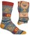 Skarpetki z Wełną SOCKS 4 FUN w Norweskie Wzory Popielaty