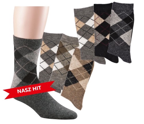 Skarpetki ALPAKA SOCKS 4 FUN w ROMBY