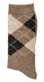 Skarpetki ALPAKA SOCKS 4 FUN w ROMBY Beżowe