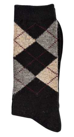 Skarpetki ALPAKA SOCKS 4 FUN w ROMBY Czarne