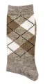 Skarpetki ALPAKA SOCKS 4 FUN w ROMBY Popiel Jasny