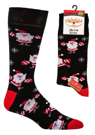 Skarpetki Świąteczne Socks 4 Fun Mikołaje