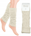 Ocieplacze na łydki getry na buty Art. 095 Steven kremowe