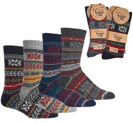 Skarpetki ALPAKA SOCKS 4 FUN w Norweskie Wzory