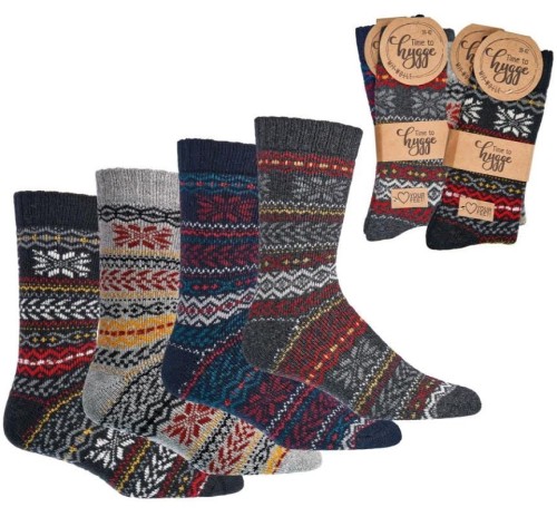 Skarpetki ALPAKA SOCKS 4 FUN w Norweskie Wzory