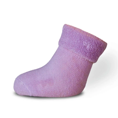 Skarpetki niemowlęce Frotka fiolet.jpg