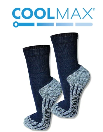 Skarpety Trekkingowe COOLMAX Granatowe