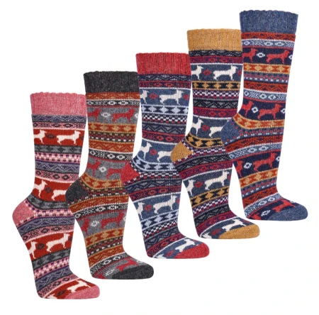 Skarpetki Wełniane SOCKS 4 FUN Kolorowe Ciepłe