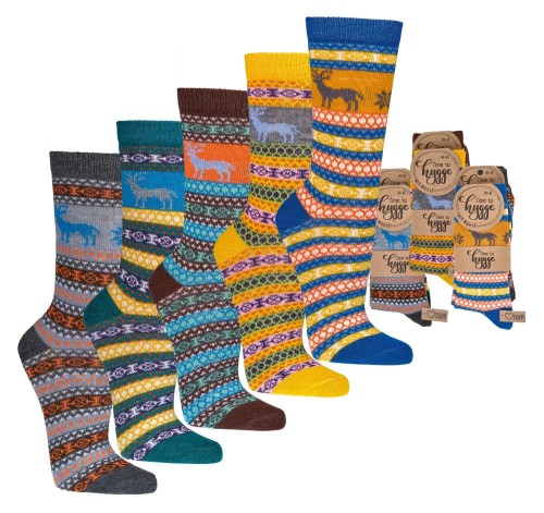 Przejdź do produktu Skarpetki Wełniane SOCKS 4 FUN Kolorowe Ciepłe 