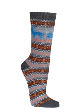 Skarpetki Wełniane SOCKS 4 FUN Kolorowe Ciepłe Grafit