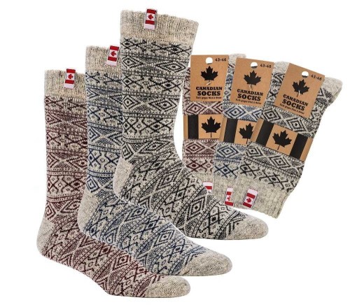 Przejdź do produktu Skarpetki Wełniane SOCKS 4 FUN  Kanadyjskie 