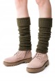 Ocieplacze na łydki getry na buty Art. 095 Steven oliwka