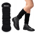 Ocieplacze na łydki getry na buty Art. 092 Steven czarne