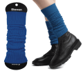 Ocieplacze na łydki getry na buty Art. 092 Steven niebieskie