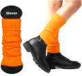 Ocieplacze na łydki getry na buty Art. 092 Steven pomarańcz