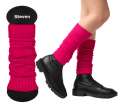 Ocieplacze na łydki getry na buty Art. 092 Steven róż-ciemny