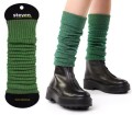Ocieplacze na łydki getry na buty Art. 092 Steven Zielone