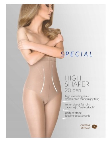 Przejdź do produktu Rajstopy High Shaper 20 den Wyszczuplające 