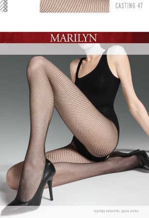 Rajstopy kabaretki Casting 47 Marilyn Małe Oczka