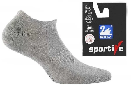Stopki Sportive Męskie Wola z Jonami Srebra popiel