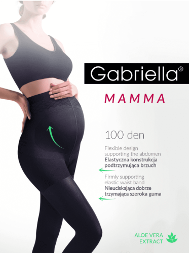 Przejdź do produktu Rajstopy Ciążowe  Mamma 100 Grube Gabriella