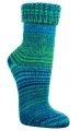 Skarpetki z wełną ciepłe i grube Skandynawskie Turkusowe