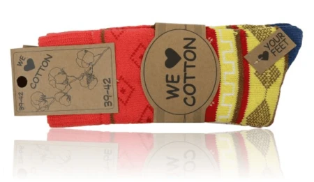 Skarpetki Bawełniane SOCKS 4 FUN Kolorowe Ciepłe