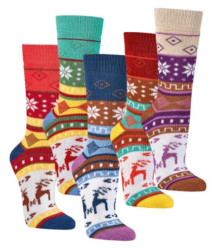 Przejdź do produktu Skarpetki Bawełniane SOCKS 4 FUN Kolorowe Ciepłe 
