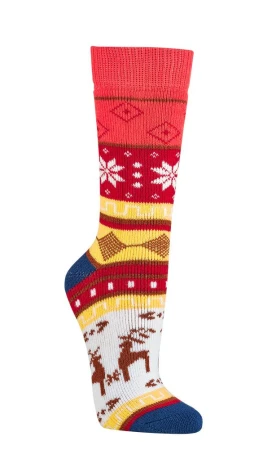 Skarpetki Bawełniane SOCKS 4 FUN Kolorowe Ciepłe Różowe