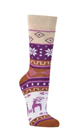 Skarpetki Bawełniane SOCKS 4 FUN Kolorowe Ciepłe Beżowe