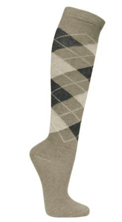 Podkolanówki z Wełną Alpaki Socks 4FUN Beżowe